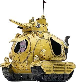 Tenyo Metallic Nano Puzzle Sandland Royal Army Tank Unit No. 104 TEN-T-ME-023M Stainless Steel Material No Adhesive Required Thickness 0.2mm Ultra-Precision Laser Cutting Craft Project 3D Model Brass Akira Toriyama Work