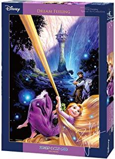 Tenyo 1000-Piece Stained Glass Art Jigsaw Puzzle Disney Dream Feeling (51.2x73.7cm) DS-1000-777 Includes Service Card