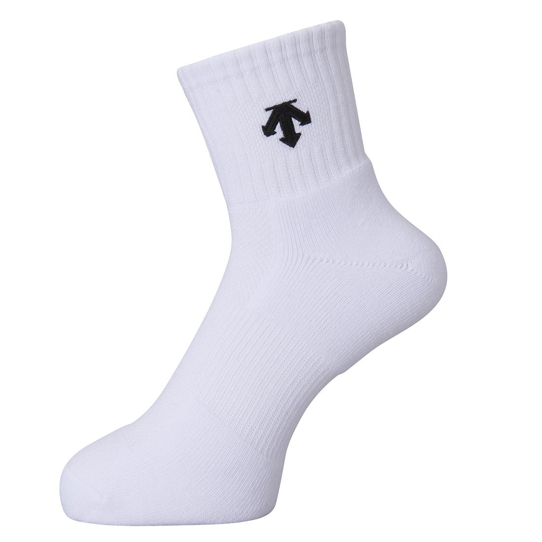 [Descente] Socks Volleyball Training Super Short Socks Antibacterial Odor Control Made in Japan WBK(DVB-9640B) 28-31