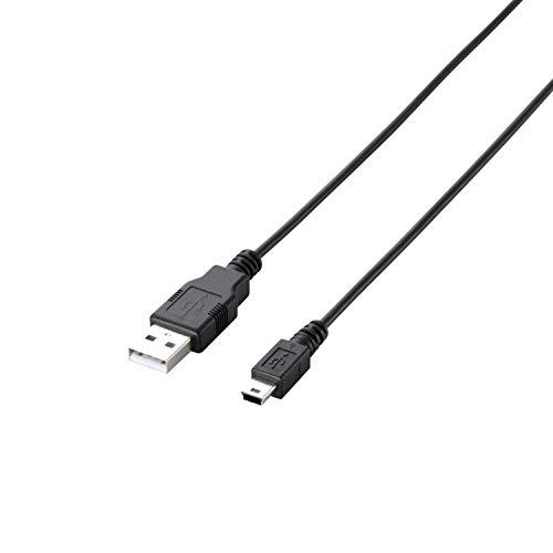 ELECOM RoHS Directive Compliant & Eco-Friendly Packaging Eco USB Cable USB 2.0 A-to-miniB Type 1.5m Black U2C-JM15BK