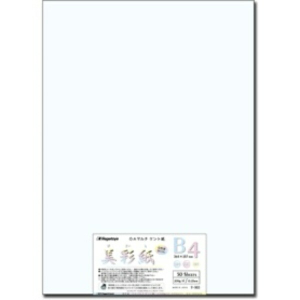 Nagatoya Shoten Bishai Paper ISO Whiteness 99.5% B4 Size 50 Sheets NA-963