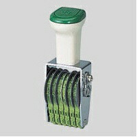 Sunbee Stamp Rotary Stamp Techno Touch Latin 6-Line Mincho Type 4 TK-046