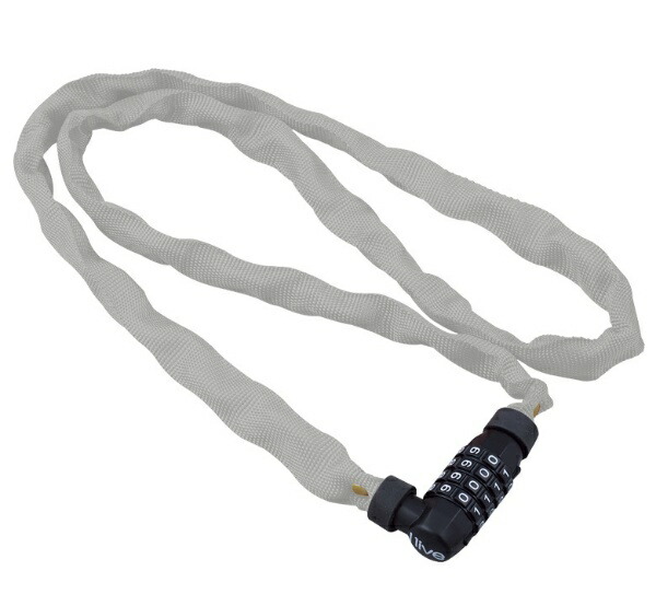 I live Bicycle Chain Lock [I live Chain Lock] Combination Lock, Gray, Small