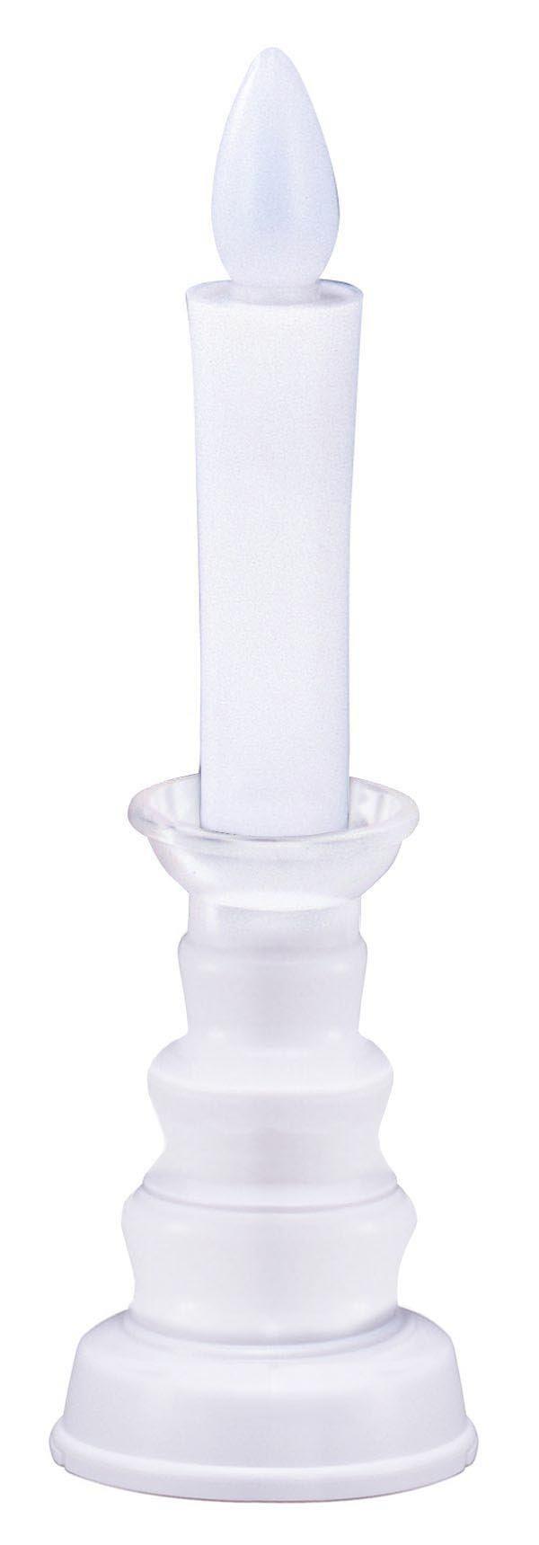 Asahi Denki Kasei Smile Kids Electric Candle with Candle Holder Safe Candle Small White ARO-4202