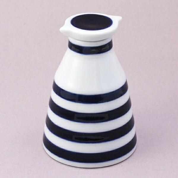Saikai Pottery Hasami Ware “essence” Soy Sauce Dispenser Mountain Shape Denim Blue 13675