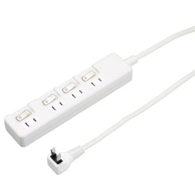 YAZAWA 4-Outlet Power-Saving Tap 3m White H8S443WH