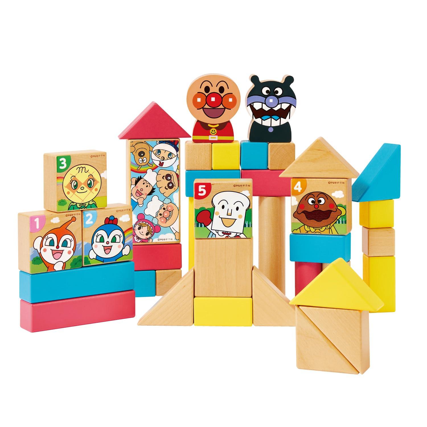 AGATSUMA Anpanman Genius Brain Cylinder Building Blocks