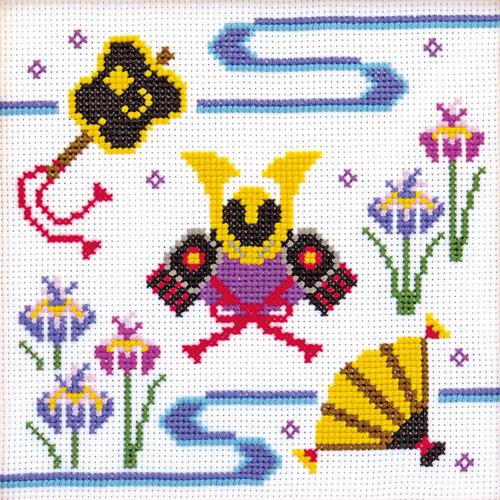 Olimpas Silk Cross Stitch Embroidery Kit Children's Day Tango no Sekku Off-White 7463