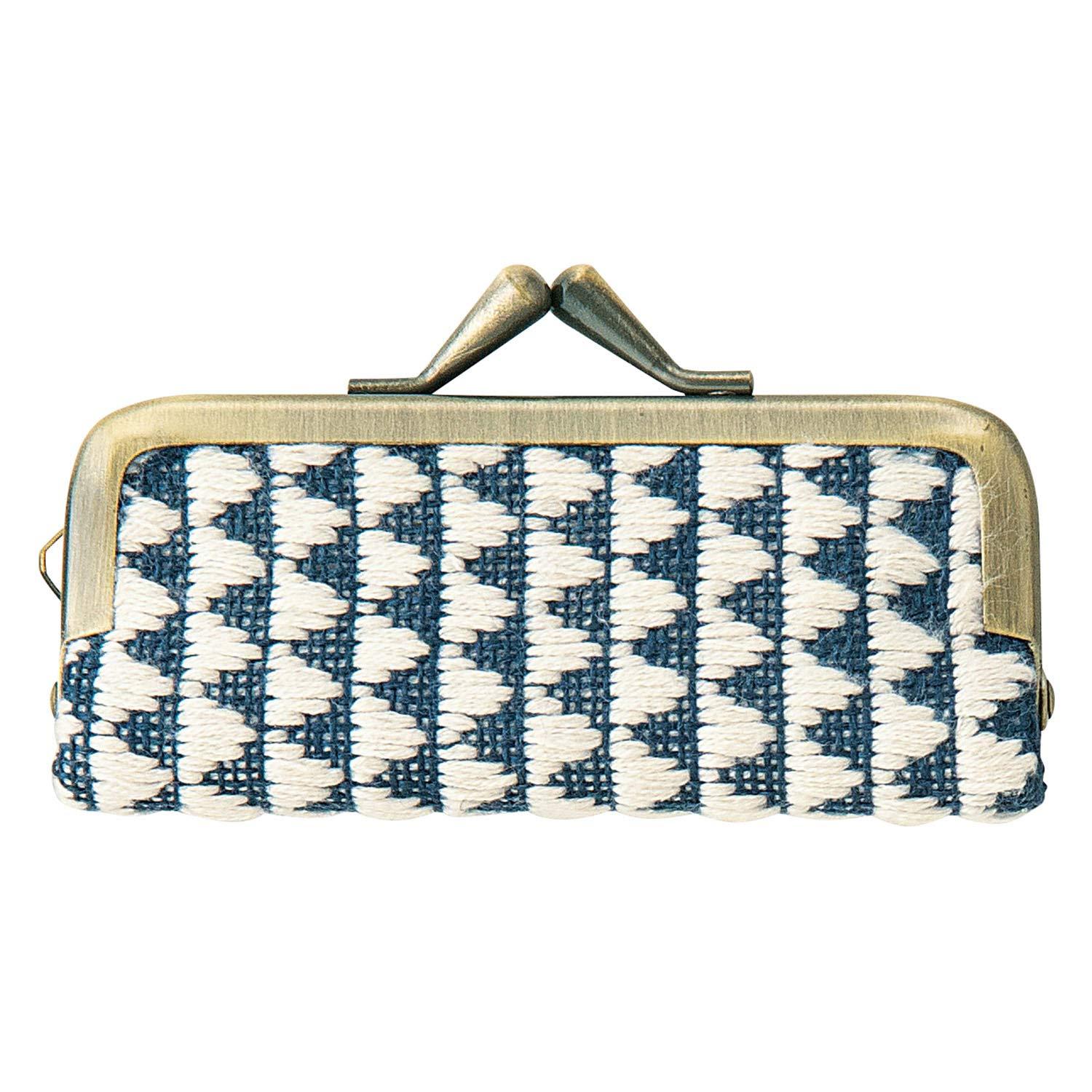 Olimpas Silk Kogin Embroidery Kit Professional-grade finish made easy with this coin purse kit Scale Pattern × Seal Case G84