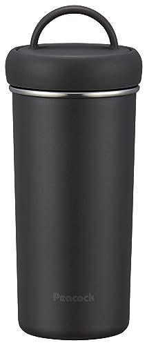Peacock Thermos Industrial (The-peacock) Tumbler Bottle 400ml Dark Gray Water Bottle Insulated Hot/Cold Mug Bottle Thermos AEB-40 HD