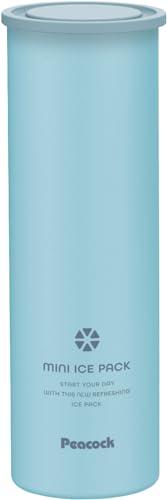 Peacock Thermos Industrial (The-peacock) Peacock Ice Pack Cooler 0.15L Slim Compact Thermos Structure with Cold-Retaining Holder Vacuum Insulated Mini Ice Pack Blue ABB-16 A