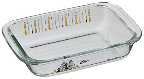 Skater Heat-Resistant Glass Dish, Oven and Microwave Safe, 700ml, Moomin Kitchen GCD1-A