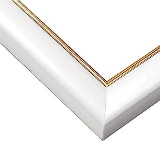 Epoch Co., Ltd.  Wooden Puzzle Frame  Woody Panel Excellent Gold Line  Gold Trim Specification  Shine White (38×53cm) (Panel No.5-B)  Hanging Cord  Includes Point Voucher  Cell Cover UV Cut Specification  Puzzle Frame  Picture Frame