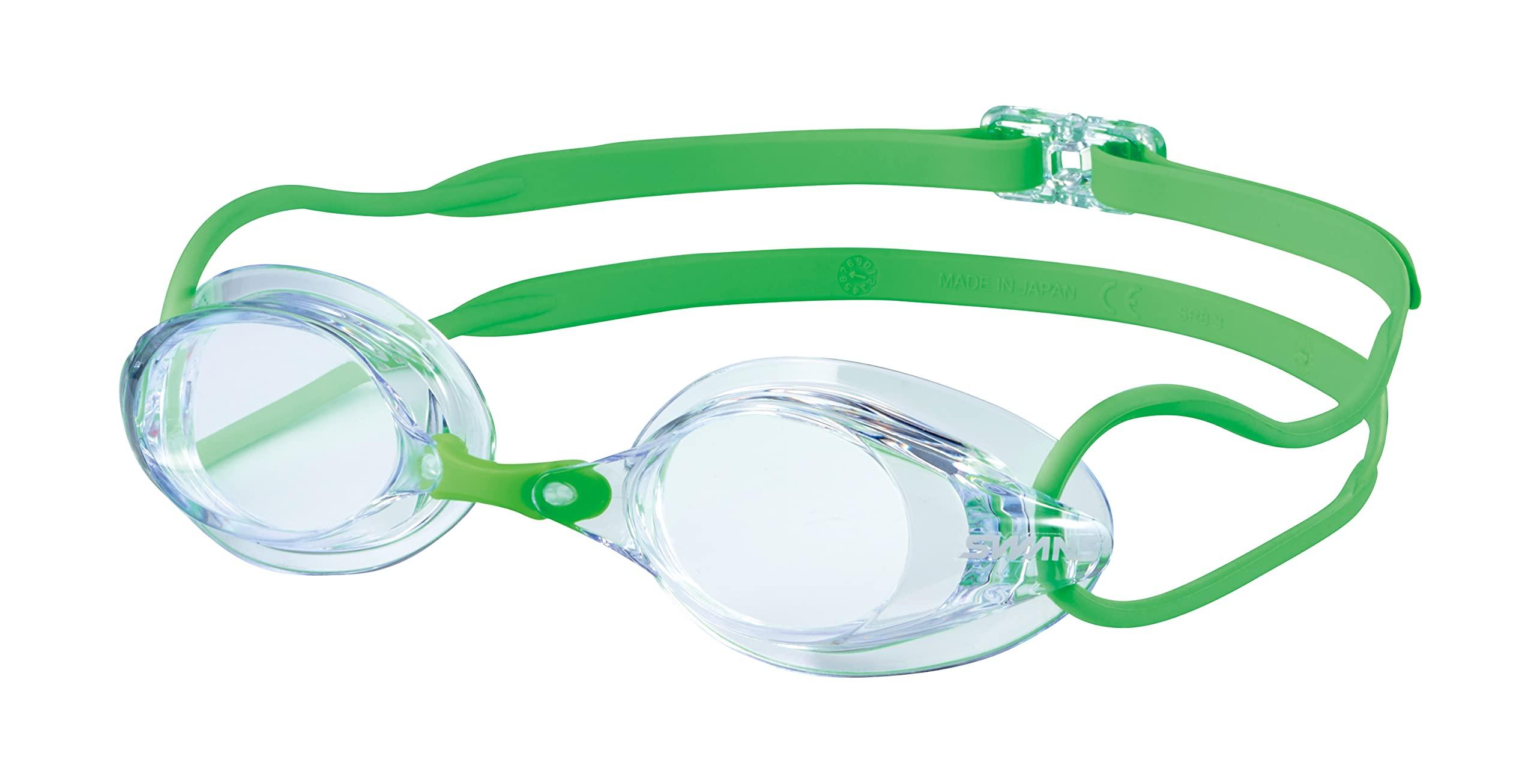 SWANS Japanese-made Swimming Goggles SR-7N CLA Clear Racing Non-Cushion for Ages 12 and Up