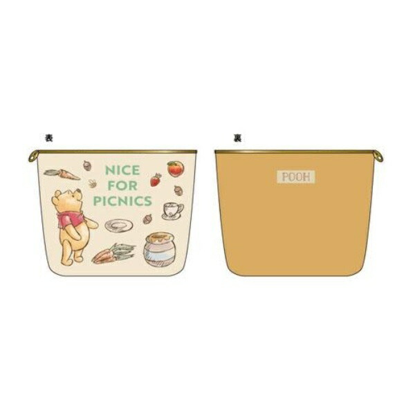 Maru Shin Disney Winnie the Pooh Nice for Picnic Present Gift Birthday Makeup Cosmetics Small Item Case 2335042400