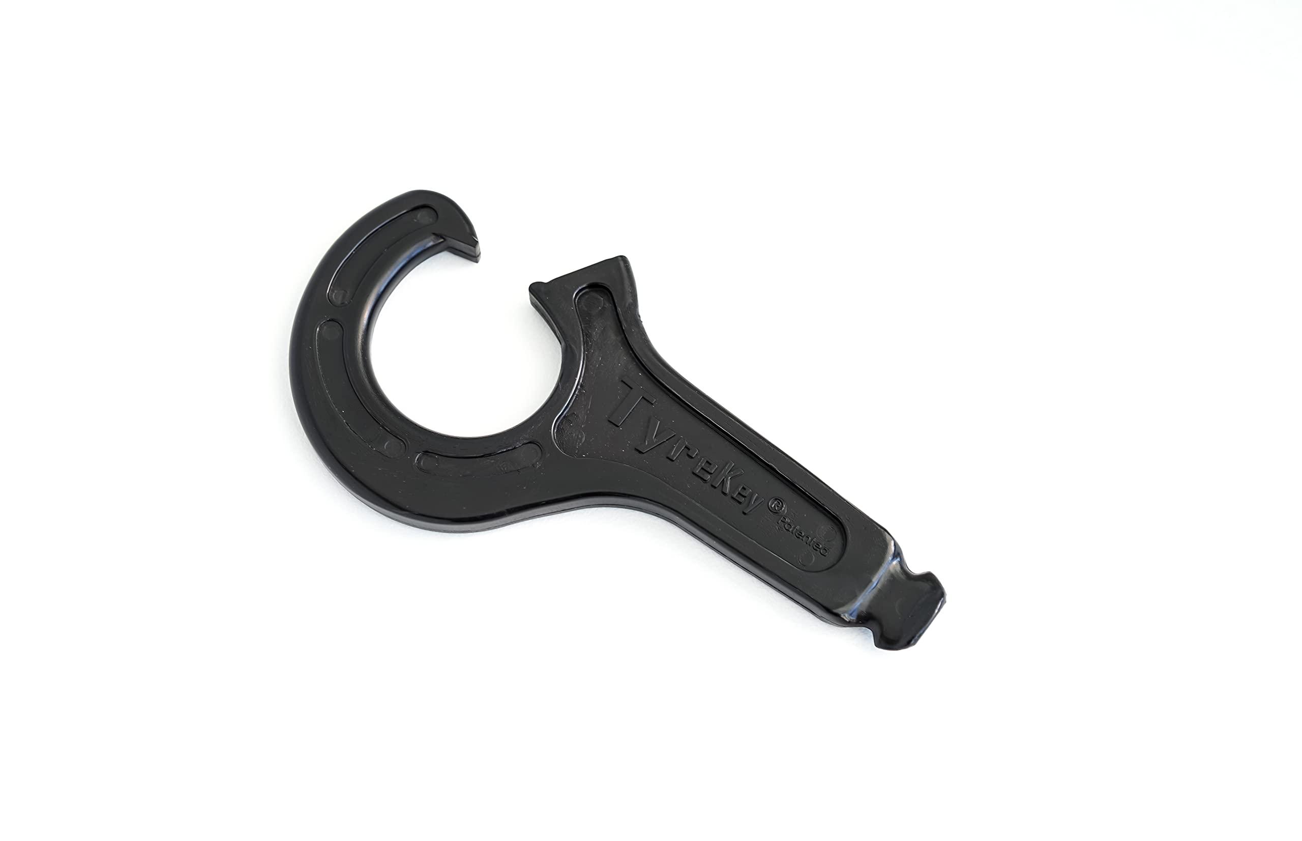 TyreKey TRI SPORTS Tire Key Inner Tube Replacement Tool ROAD Black Compatible with Rim Width 18–28mm 646-10001/13400001