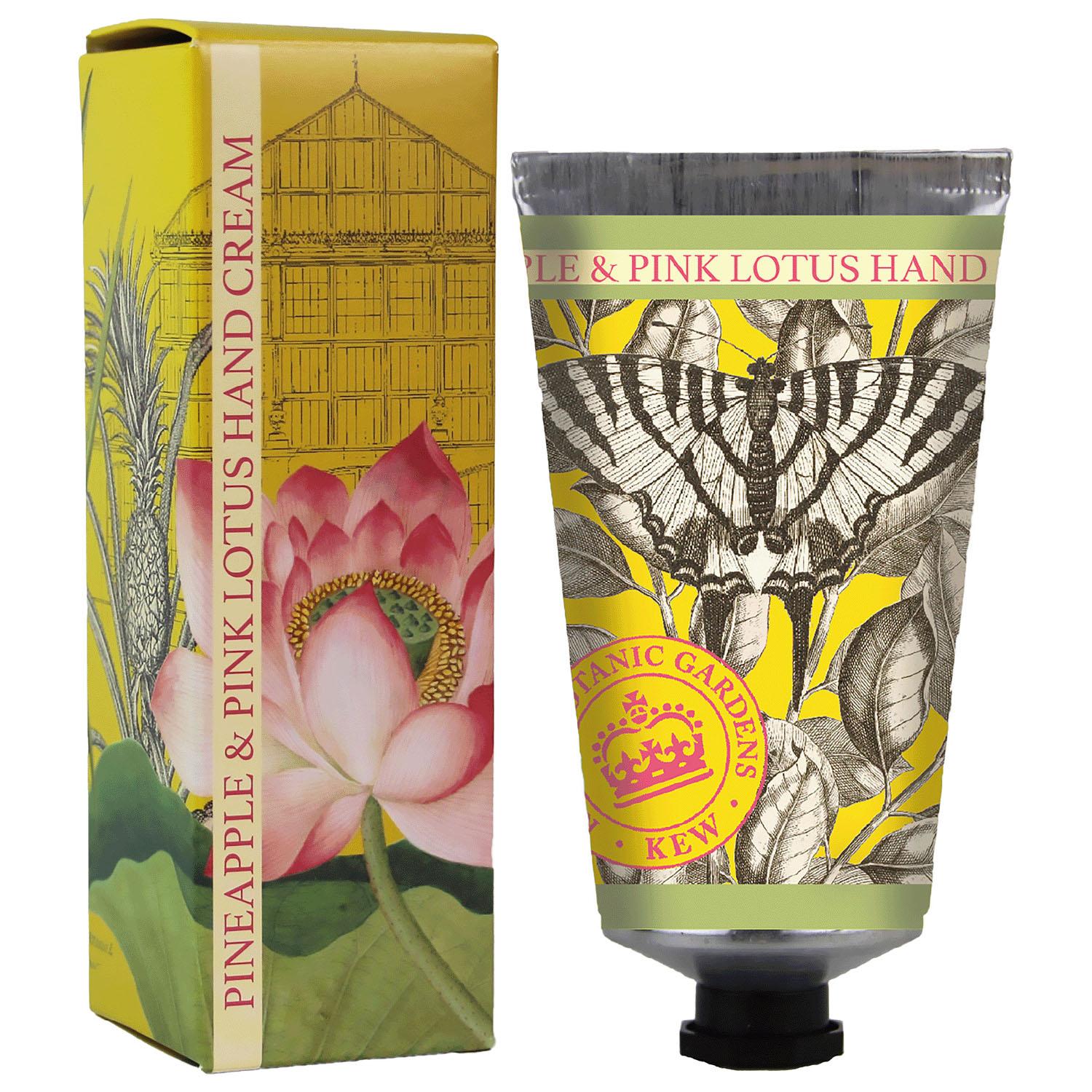 Sanwa Trading English Soap Company KEW GARDEN Luxury Hand Cream Pineapple & Pink