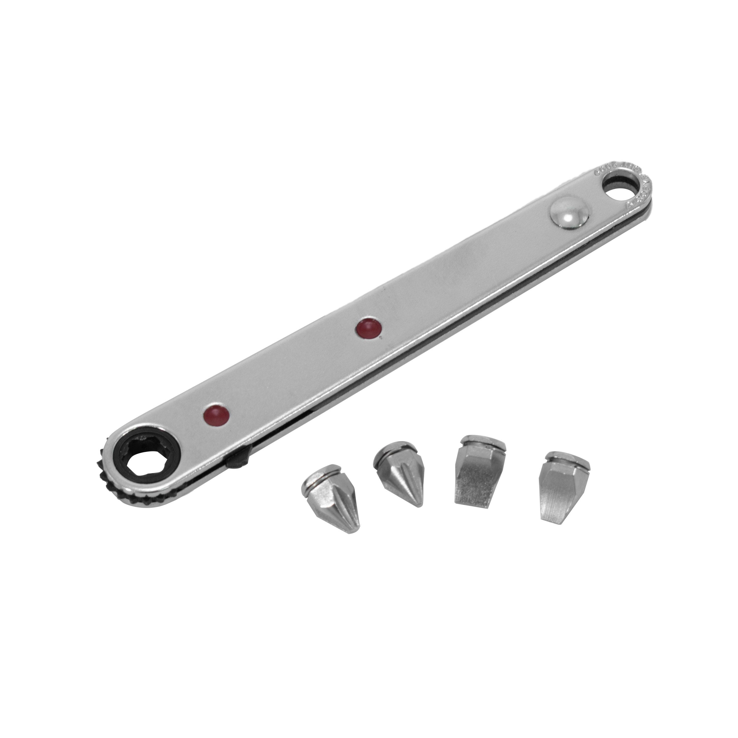 AP Ultra-Thin Bit Ratchet Set | Ratchet Bit Bit Ratchet Ratchet Handle Phillips Phillips 11mm Thin Tool Work Quick-Turn DIY Maintenance Gap Bit Ratchet Set Flat Ratchet Flat Ratchet Narrow Small Compact