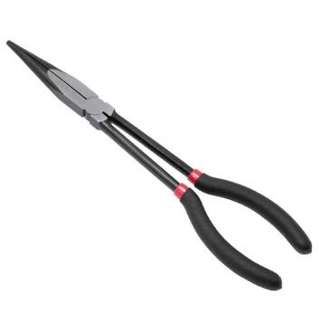 Astro Products Long Nose Pliers Straight LN338 | Pliers Nose Long Pliers Straight Gripping Tool Slip-Resistant Tool Precision Work Serrated Tip