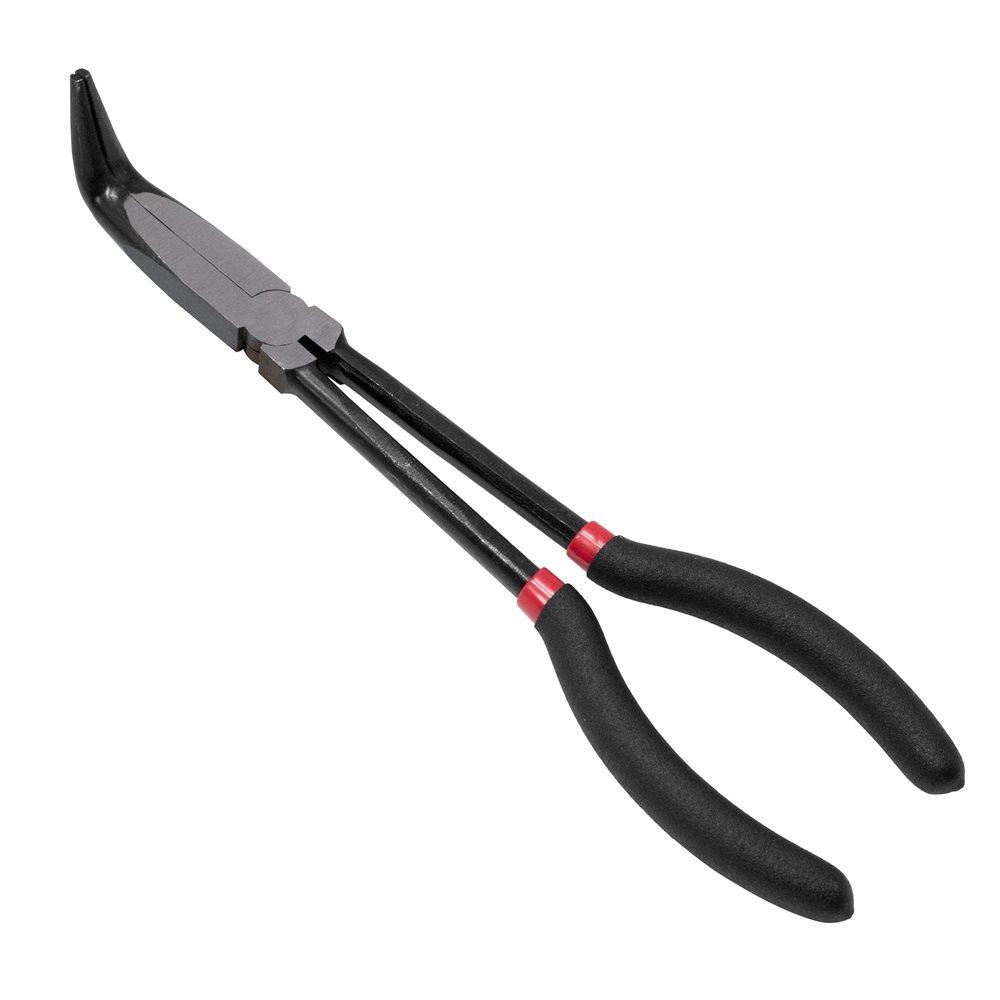 AP Long-Nose Pliers 90° LN340 | Pliers Nose Long Pliers 90° 90-Degree Gripping Tool Non-Slip Tool Precision Work Serrated Tip