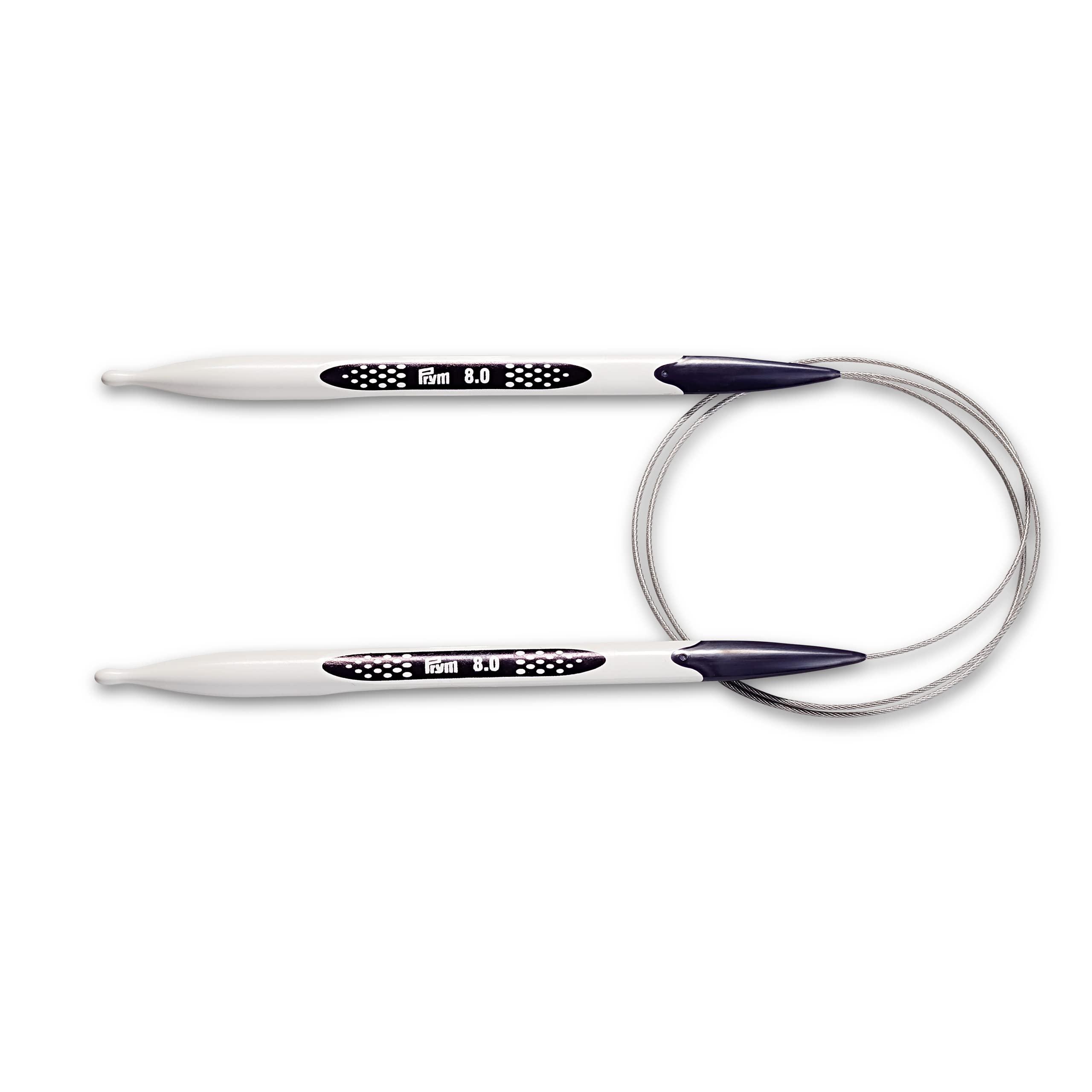 Prym Ergonomic Circular Needles 80cm 8.0mm