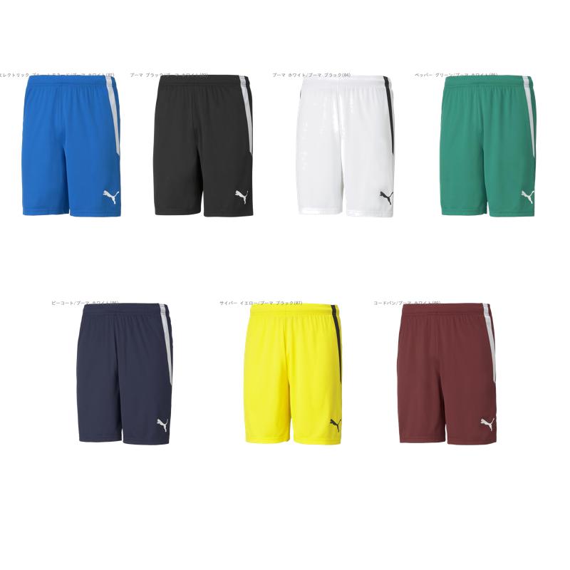 [PUMA] Soccer Shorts TEAMLIGA Game Pants 705151 Men's Fall/Winter 2024 Colors Cyber Yellow Black (07) S