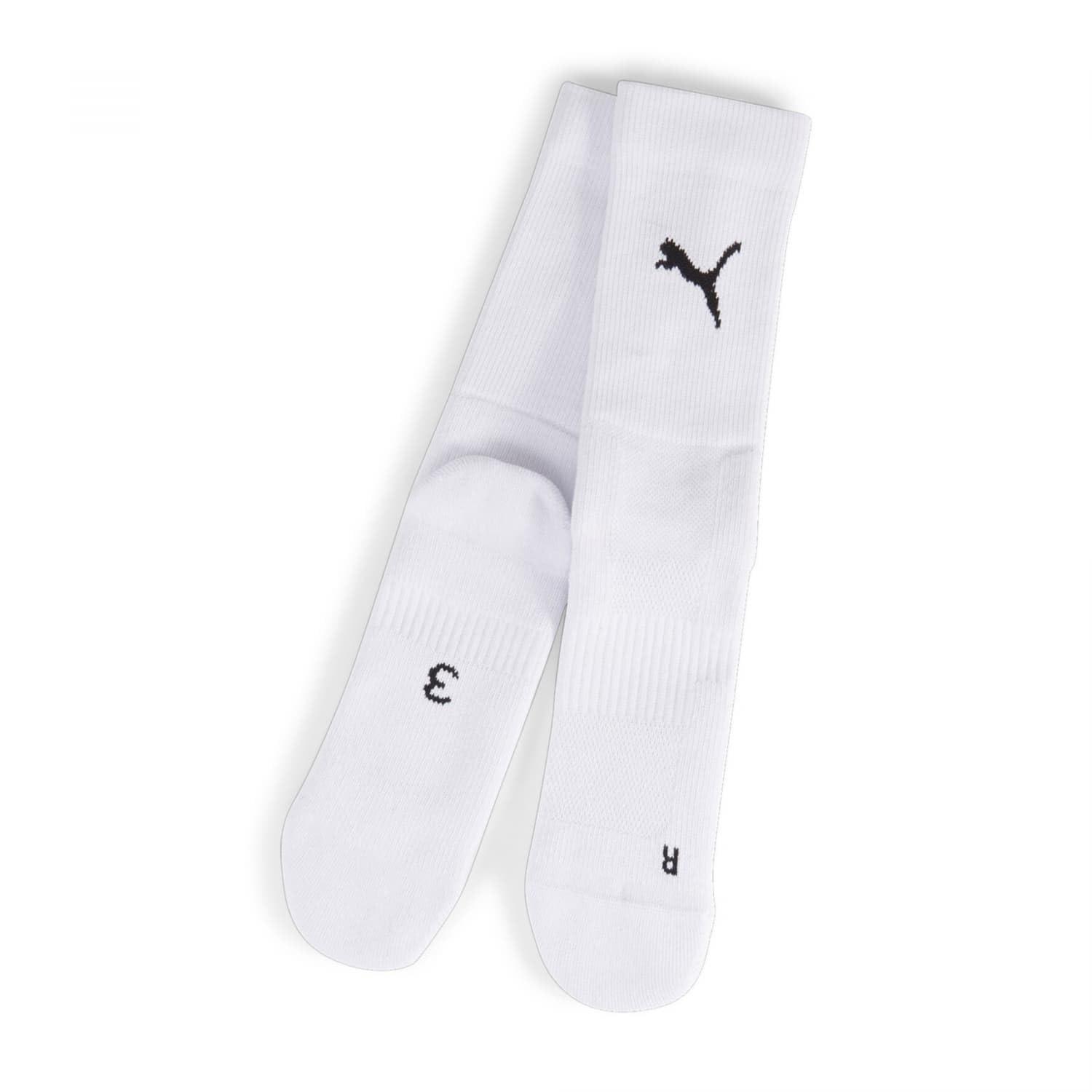 [PUMA] Soccer Football Club Team Practice teamGOAL Performance Sock 706119 Men's White (04)