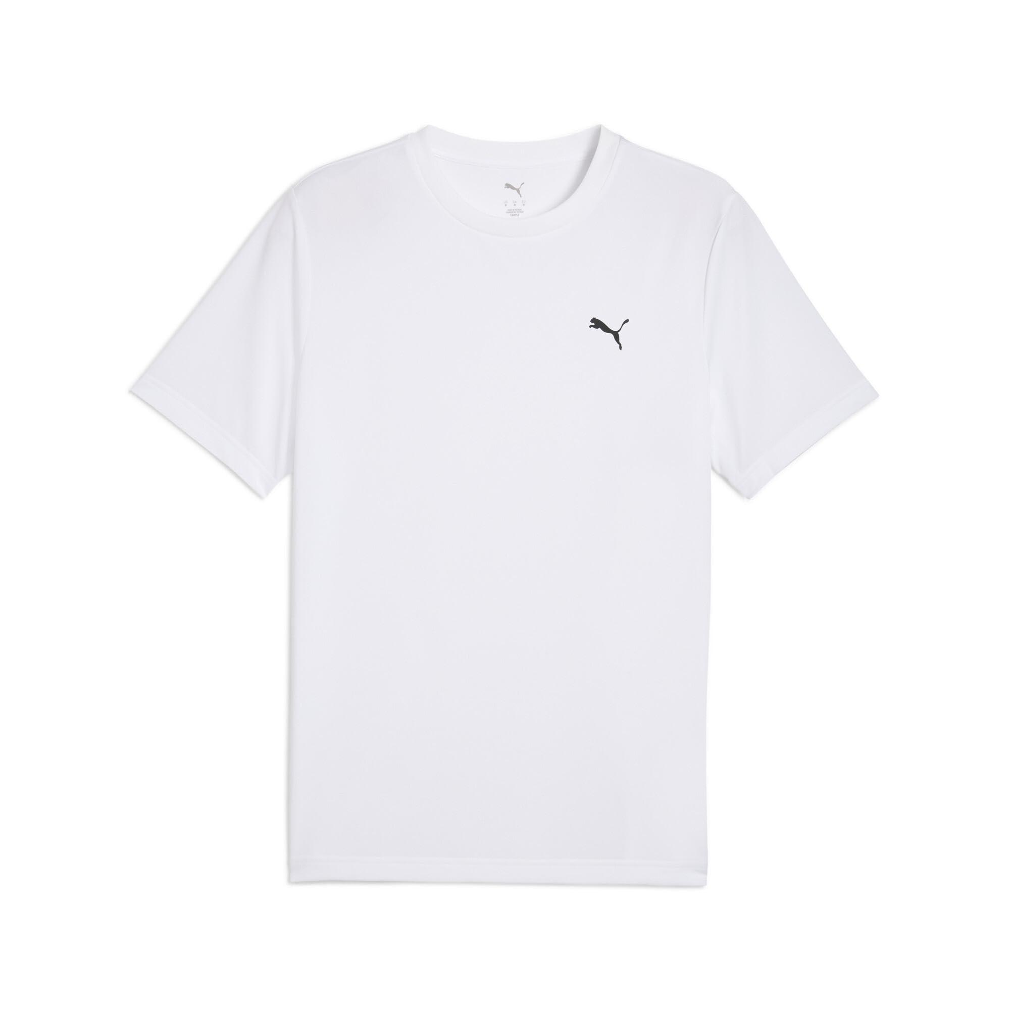 [PUMA] Quick-Dry Training Short-Sleeve ESS Small PUMA Logo Poly T-Shirt 687561 Men's 2025 Spring/Summer Color PUMA White (02) M
