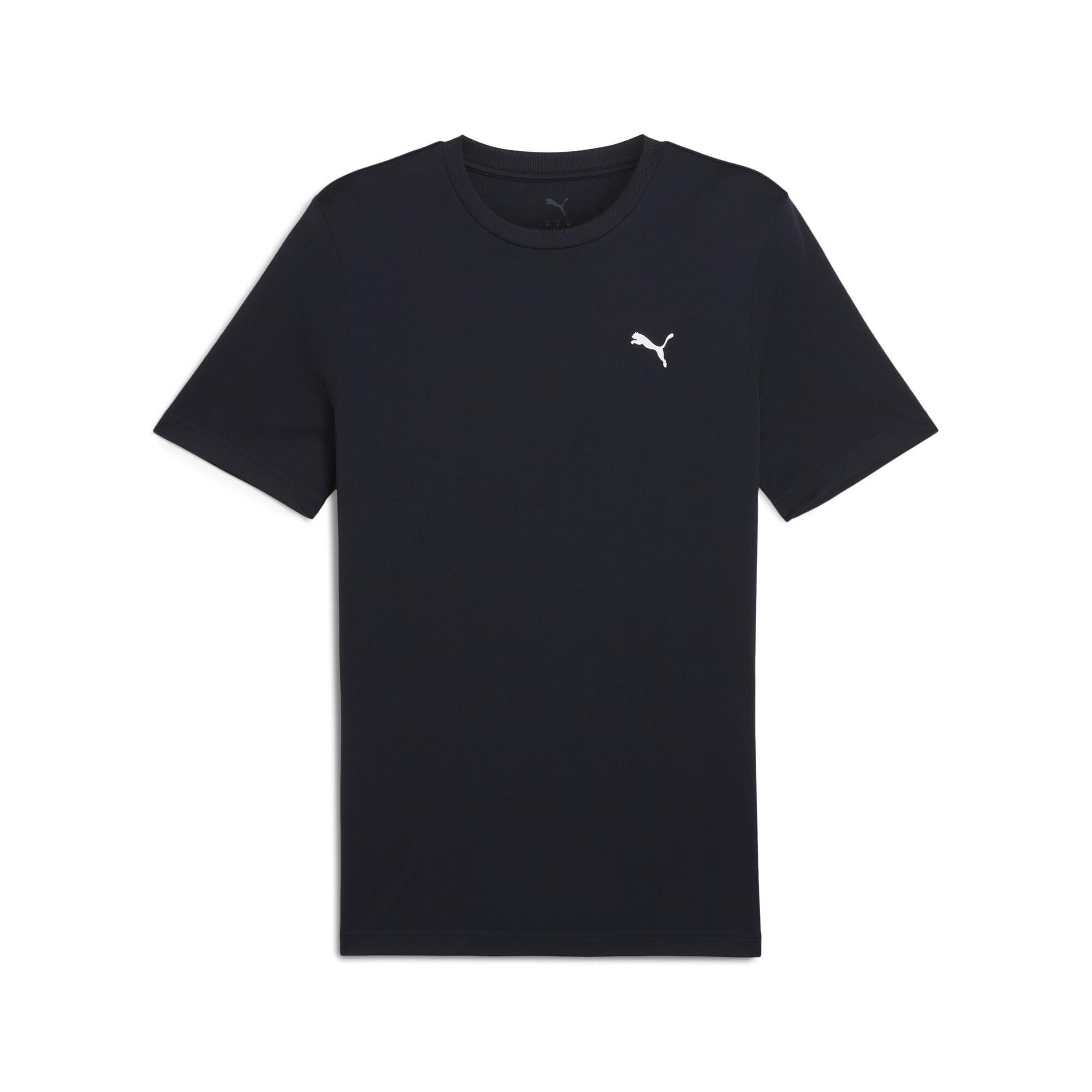 [PUMA] Quick-Dry Training Short-Sleeve ESS Small PUMA Logo Poly T-Shirt 687561 Men's 2025 Spring/Summer Color New Navy (16) 2XL