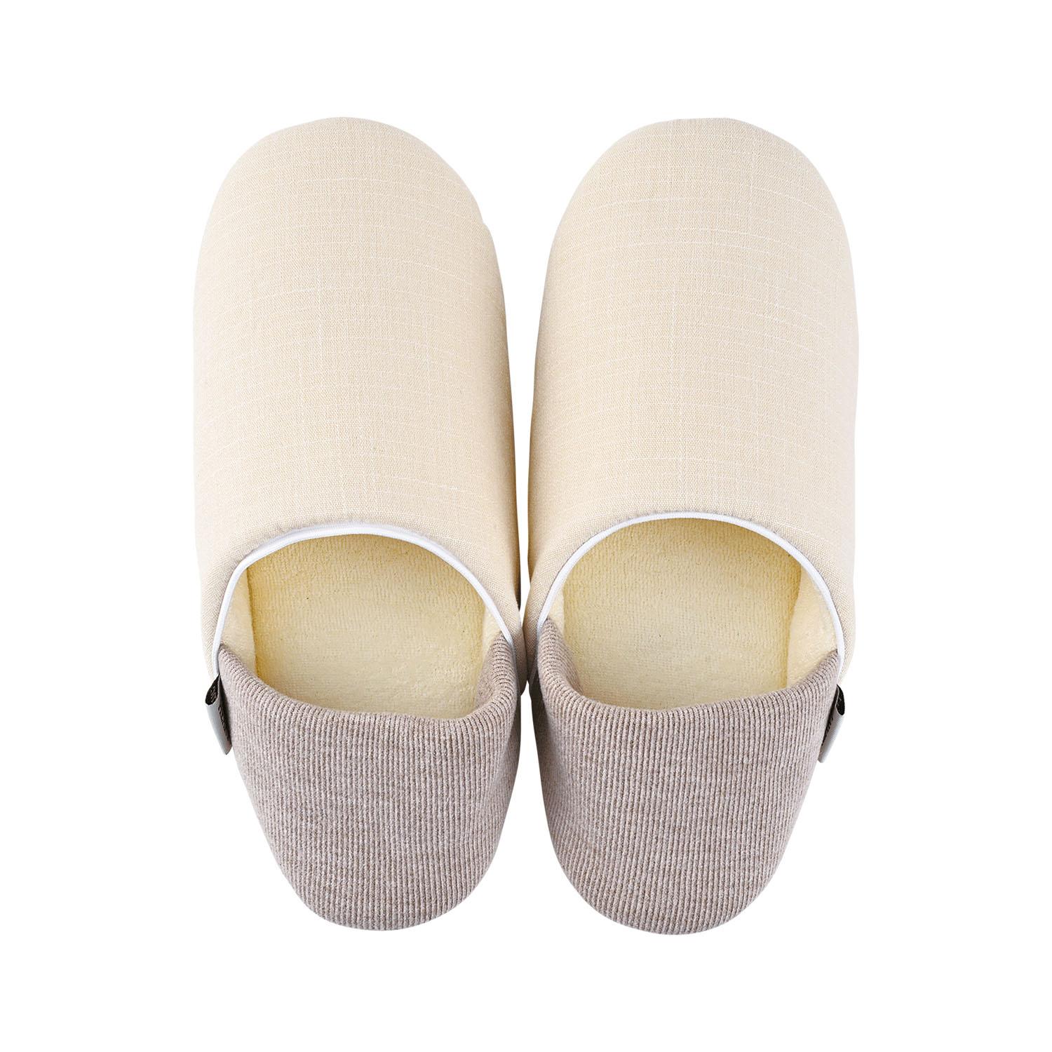 [Rib Heart] Slippers Any Ivory 23-24.5cm