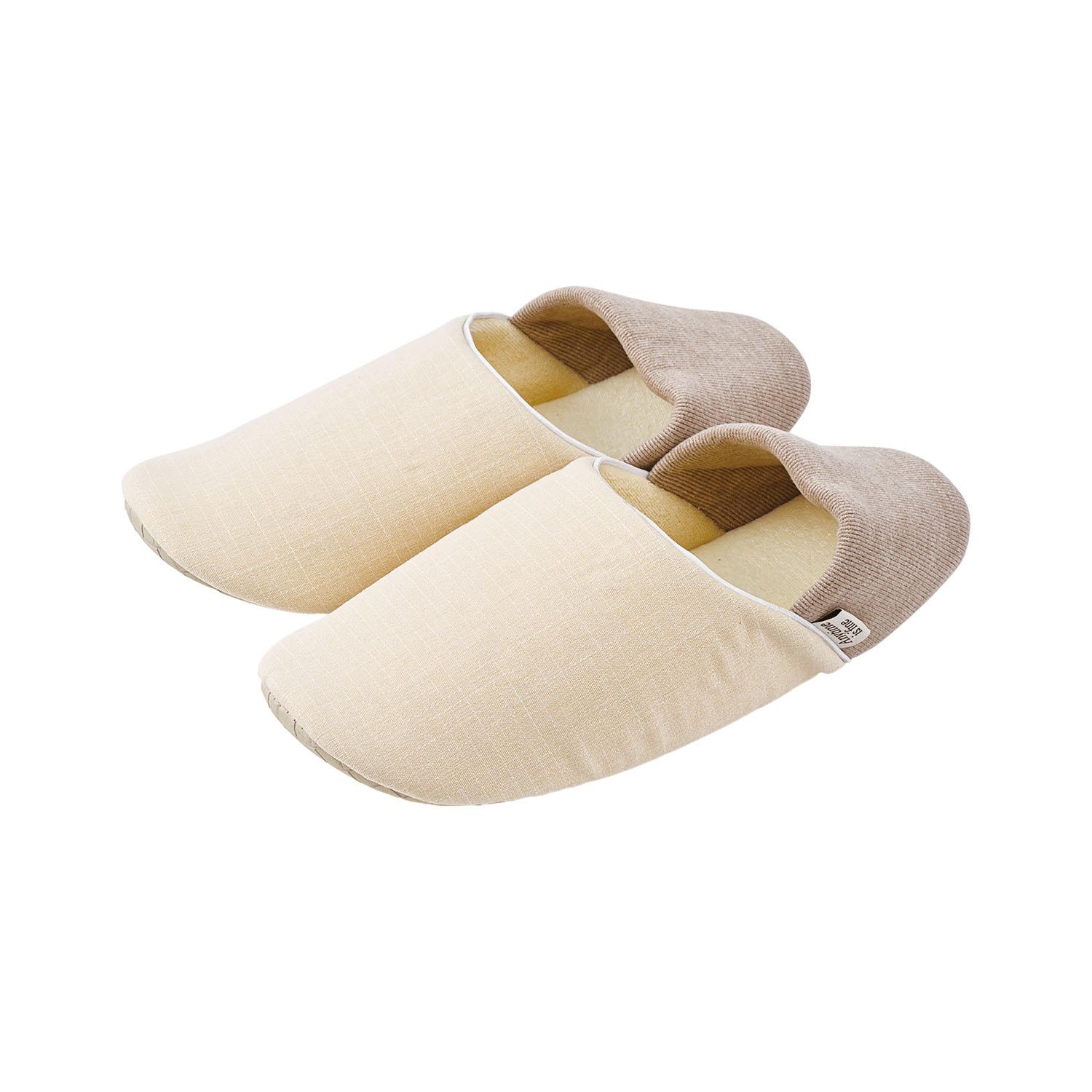 [Rib Heart] Slippers Any Ivory 25-27cm