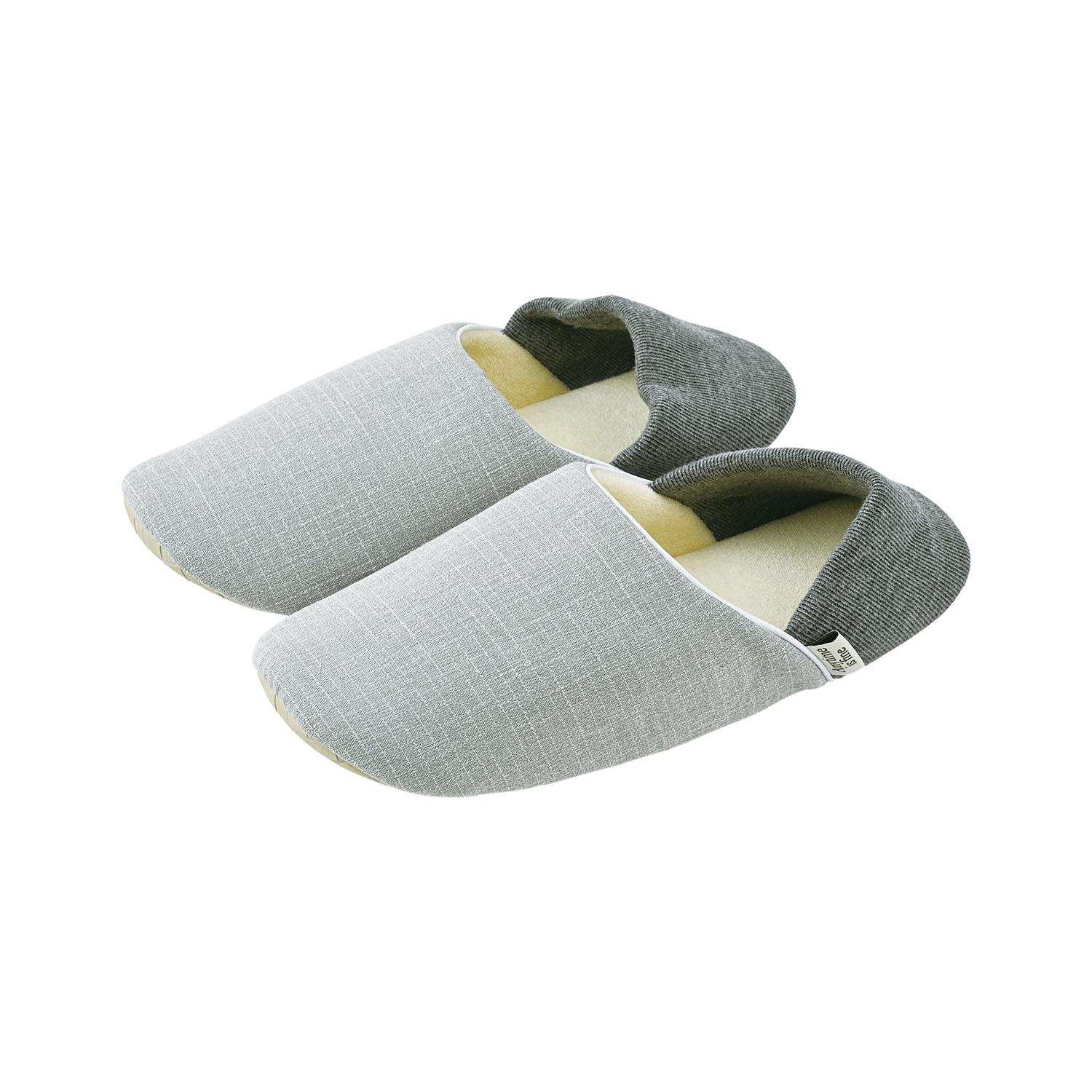 [Rib Heart] Slippers Any Gray 25-27cm