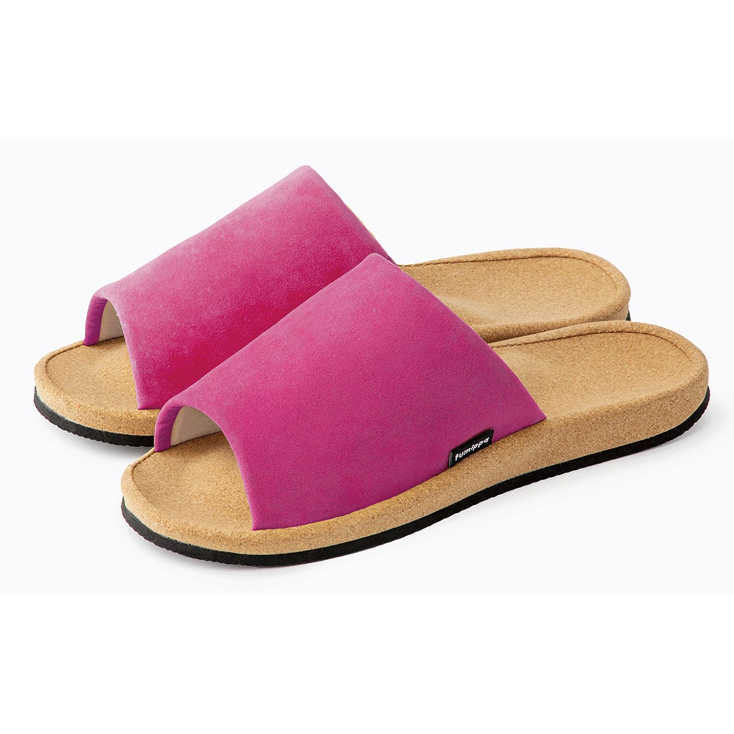 [Alphax] Health Slippers Foot Reflexology Health Room Sandals fumippa Pink (Mega) Size M