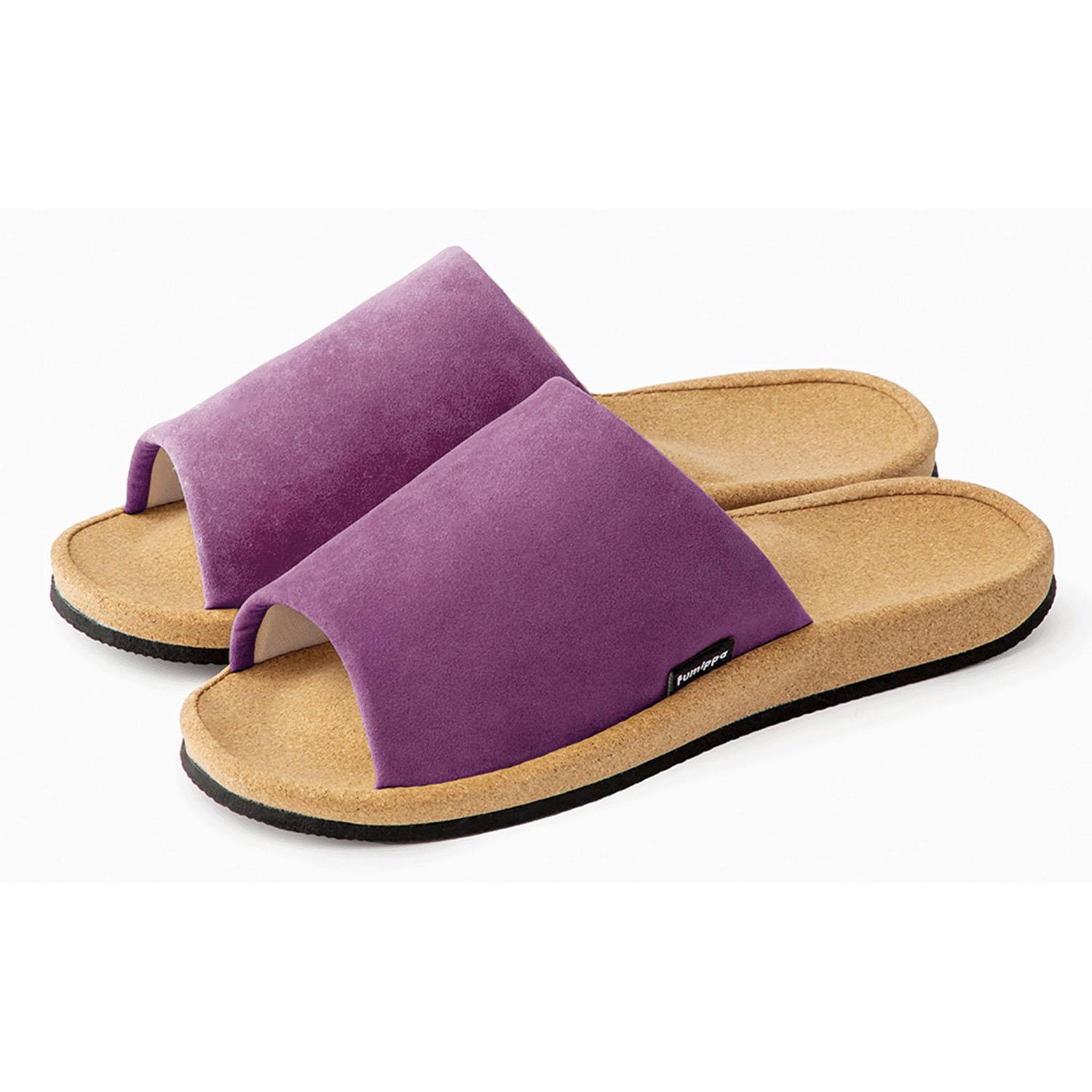 [Alphax] Health Slippers Foot Reflexology Health Room Sandals fumippa Purple (Eye) M Size