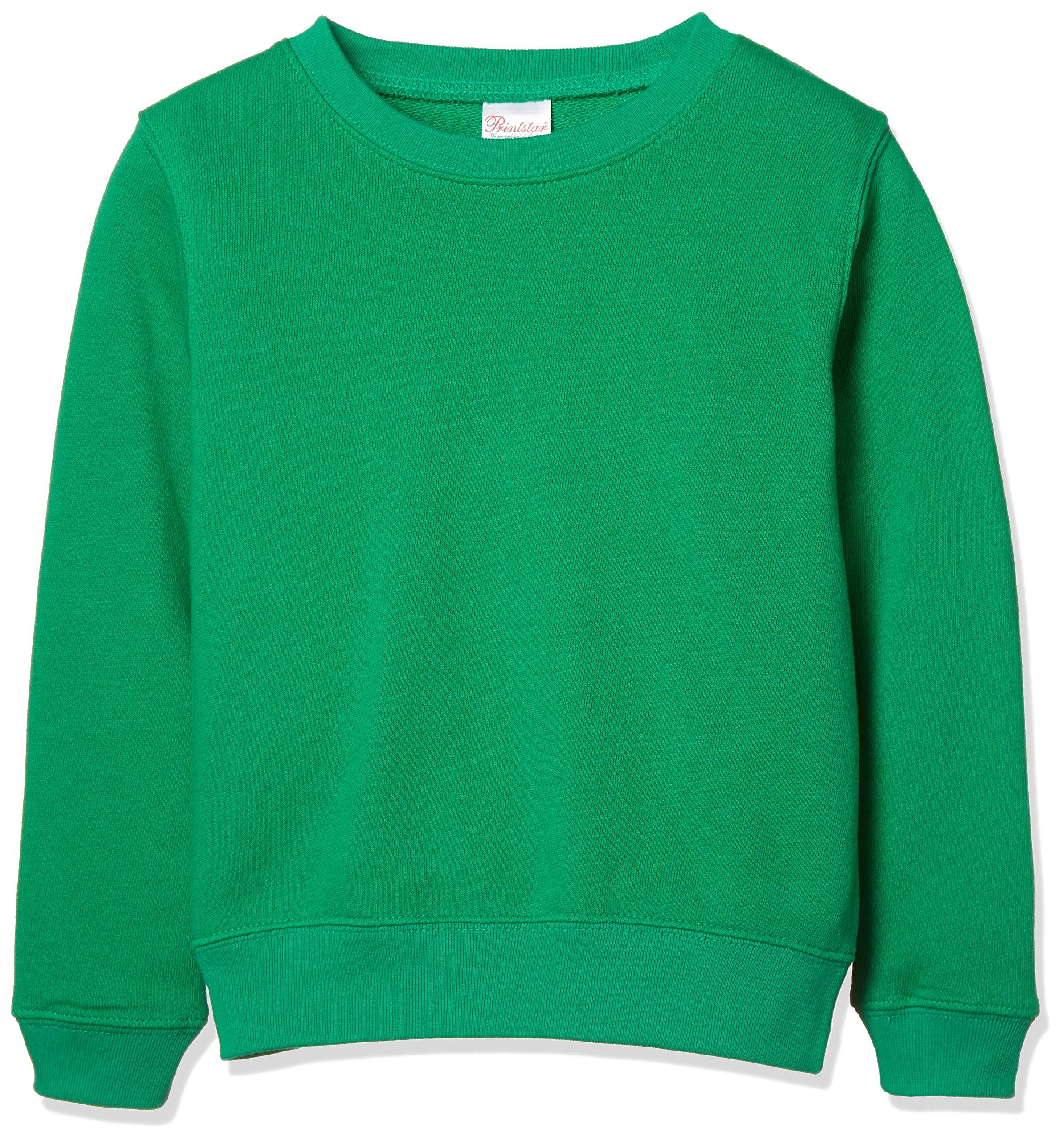 [Printstar] Sweatshirt 8.4 oz Brushed Crew Neck Light Trainer 00219-MLC Men's Kelly Green WM (Equivalent to Japanese size Ladies M)