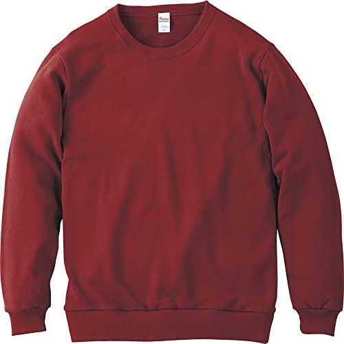 [Printstar] Sweatshirt 8.4 oz Brushed Crewneck Lightweight Trainer 00219-MLC Men's Burgundy L (Equivalent to Japanese size L)