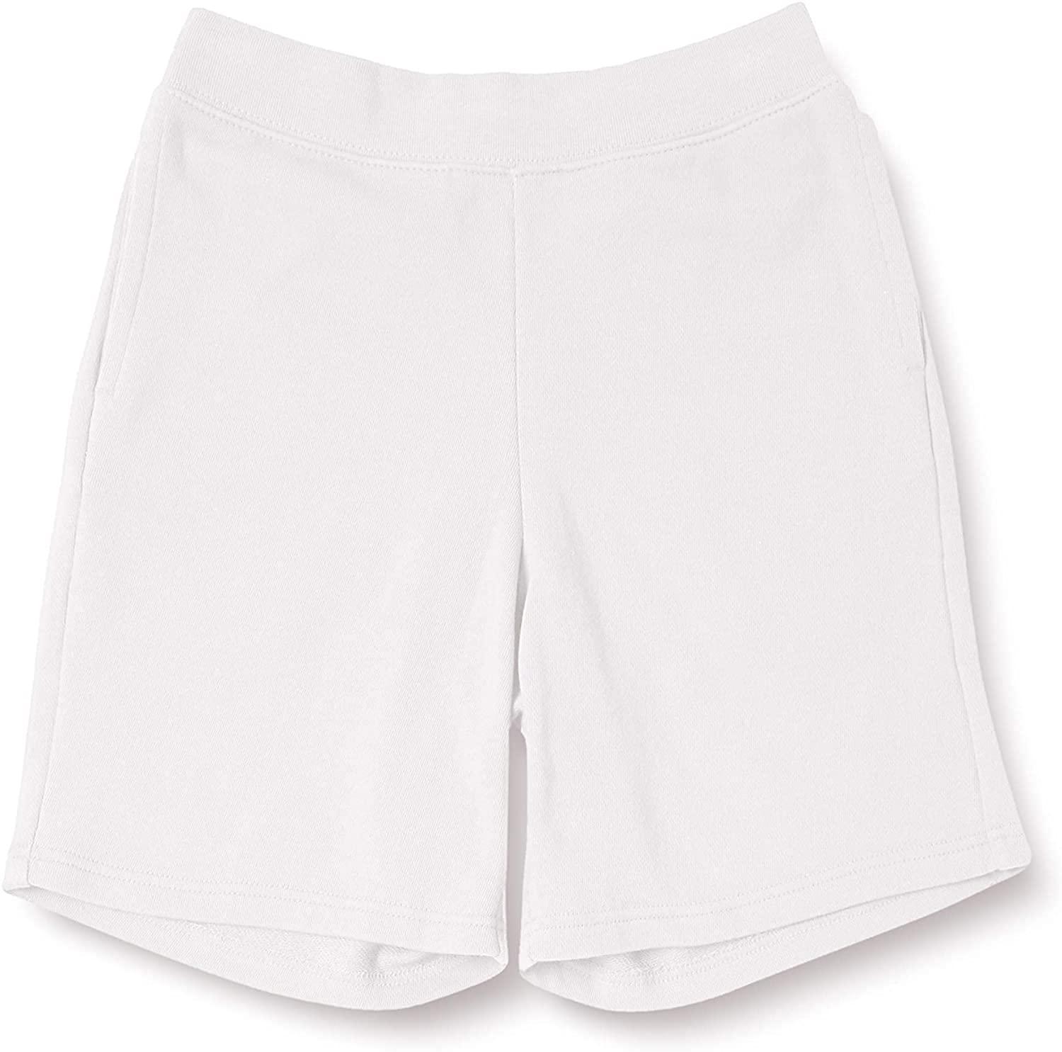 [Printstar] Sweatshirt 8.4 oz. Brushed Light Sweat Half Pants 00220-MHP Kids White 150cm (Equivalent to Japanese Size 150)