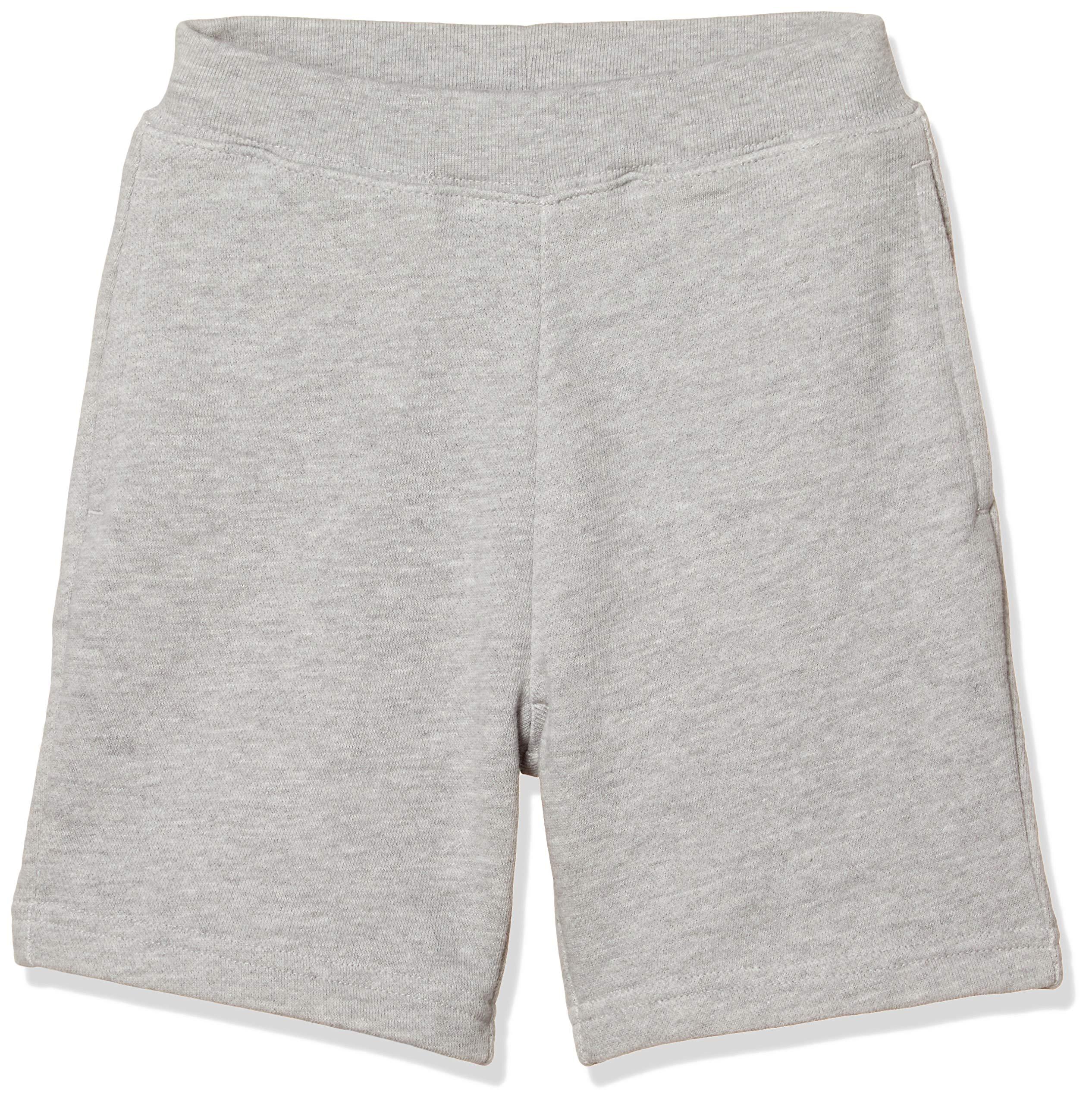 [Printstar] Sweat 8.4oz Brushed Light Sweat Half Pants 00220-MHP Kids Heather Gray 120cm (Equivalent to Japanese Size 120)