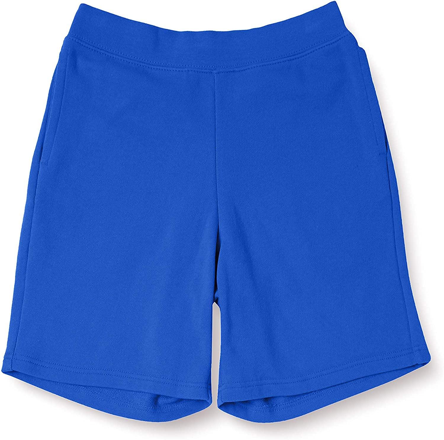 [Printstar] Sweat 8.4oz Brushed Light Sweat Half Pants 00220-MHP Kids Blue 140cm (Equivalent to Japanese Size 140)