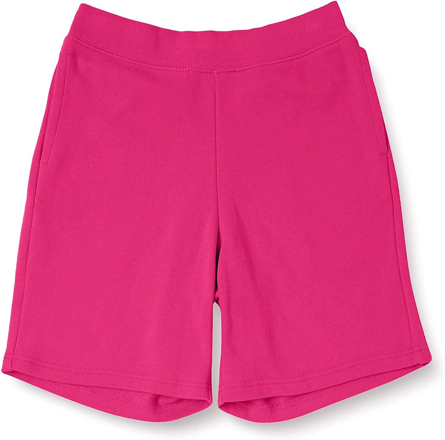 [Printstar] Sweat 8.4oz Brushed Light Sweat Half Pants 00220-MHP Kids Flamingo Pink 130cm (Equivalent to Japanese Size 130)