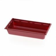 Acta Lunch Box Container Single-Tier Bottom 73×38A Red 50-Pack 004430027