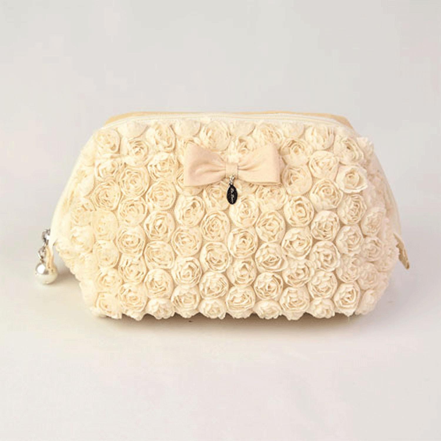 Mini Rose Mouthpiece Pouch Off-White