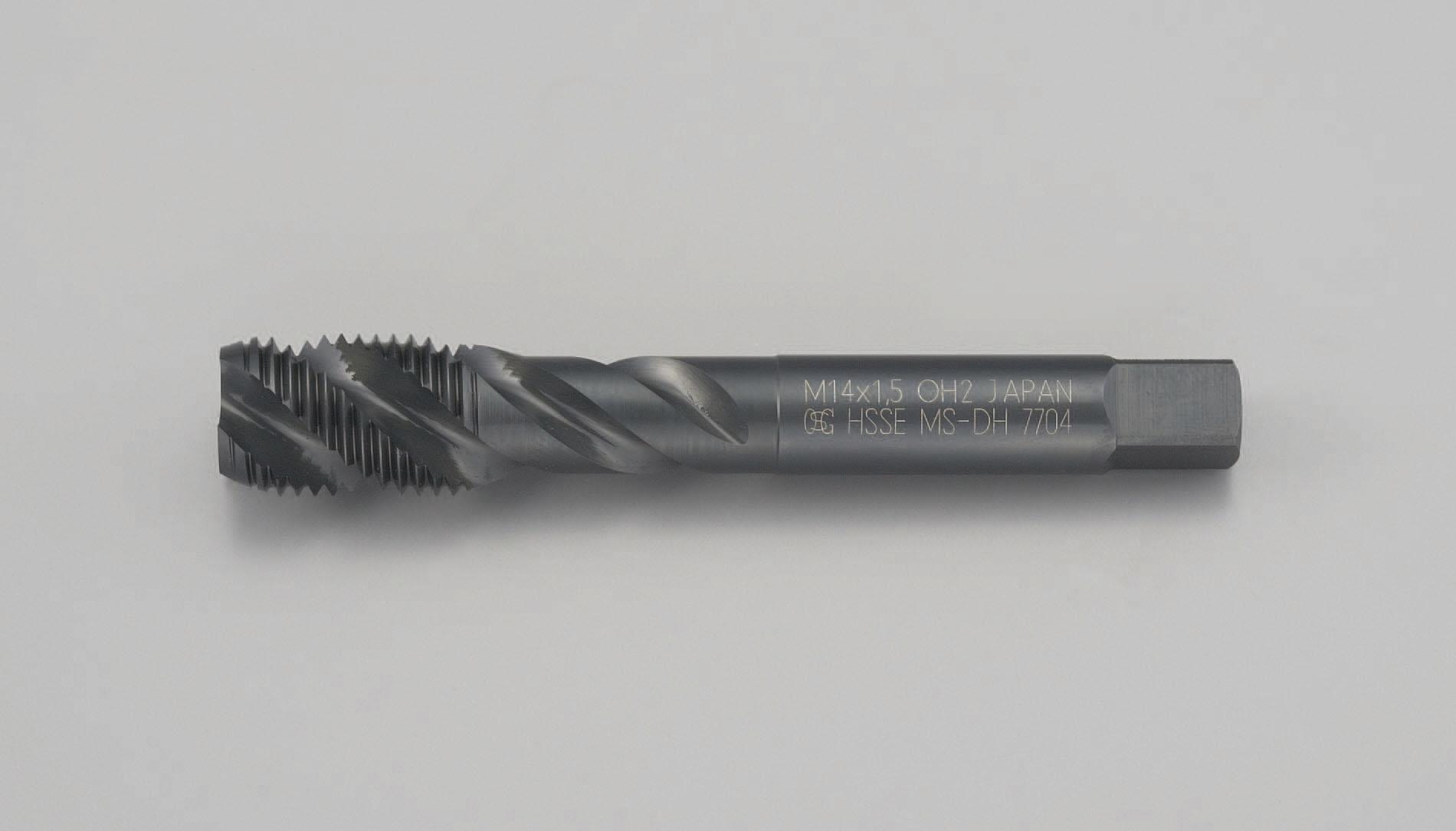 ESCO M8x1.25 Spiral Tap (Mild Steel, Deep Hole, Homogeneous Treatment) EA829SF-8