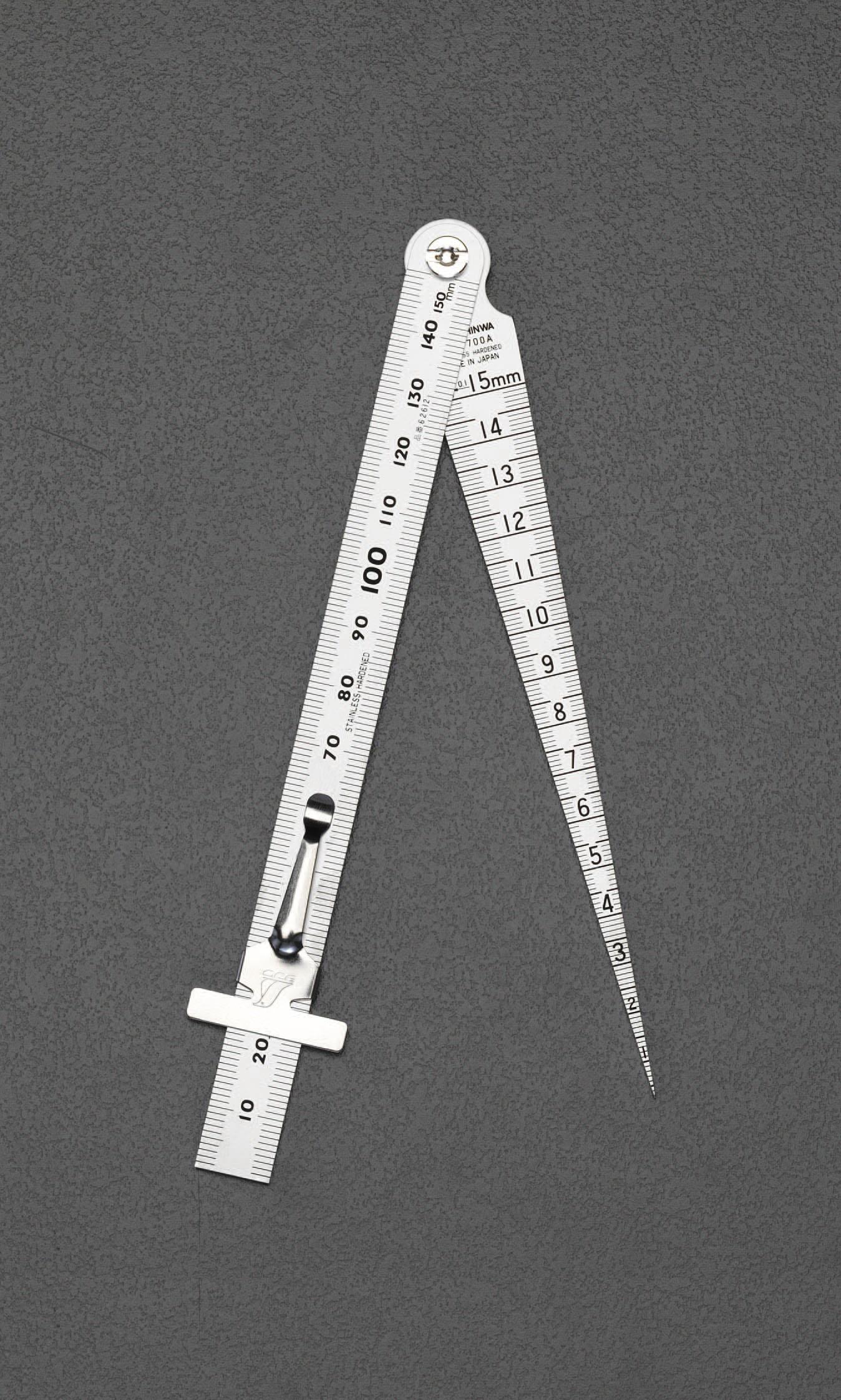 ESCO 1-15mm Taper Gauge with Straight Edge EA725SG-115