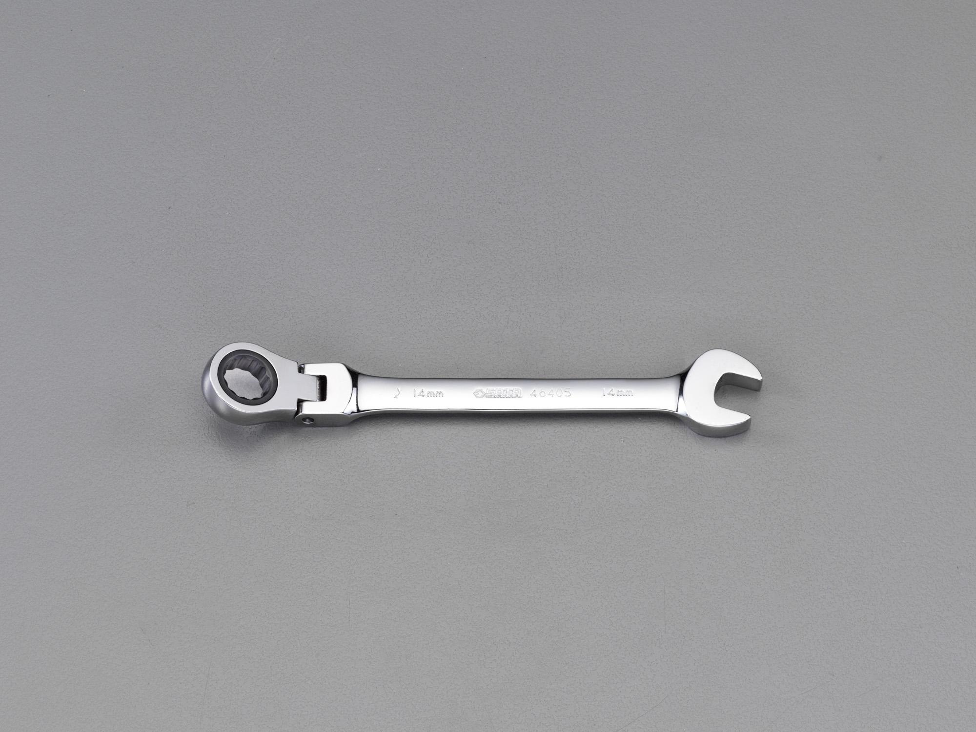 13mm Ratchet Open-End Wrench (Swivel Type)