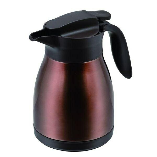 Pearl Metal Pot Tabletop Pot Table Pot 1.0L Stainless Steel Heat Retention & Cooling Brown Neo-Eisis HB-1565