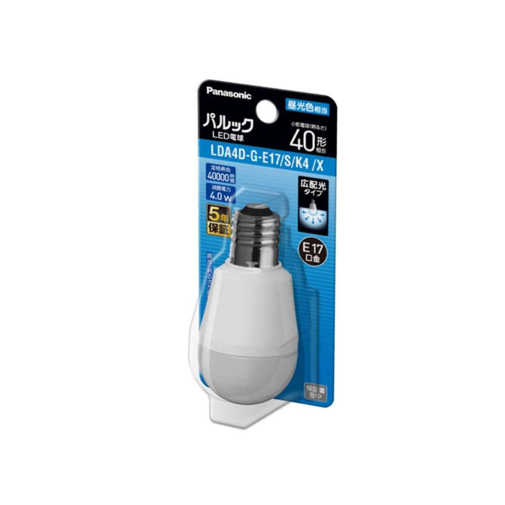 Panasonic Paluc LED Bulb Compact Bulb Type E17 40W Equivalent Daylight Color LDA4DGE17SK4X