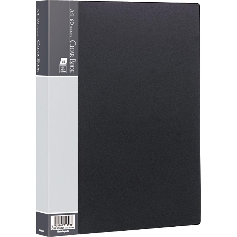 Esco A4 Clear Book (Black/60 Pockets) EA762CC-217