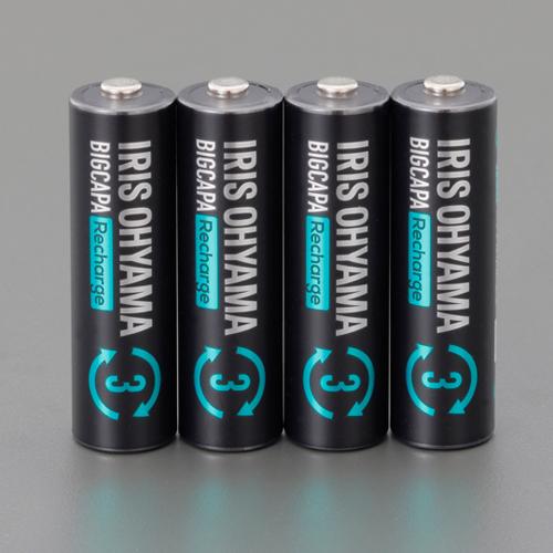 [4 AA batteries] Nickel-Metal Hydride Batteries (Rechargeable High-Capacity)