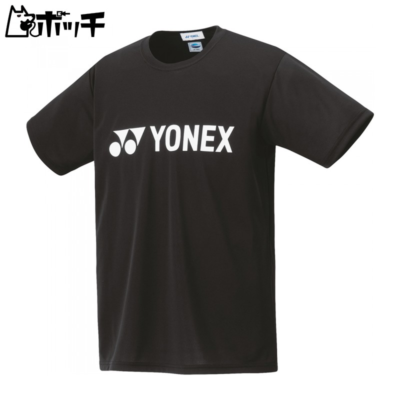 [Yonex] Short-Sleeve Shirt JUNIOR Dry Shirt Boys Black (007) Japan J120 (Equivalent to Japanese Size 120)